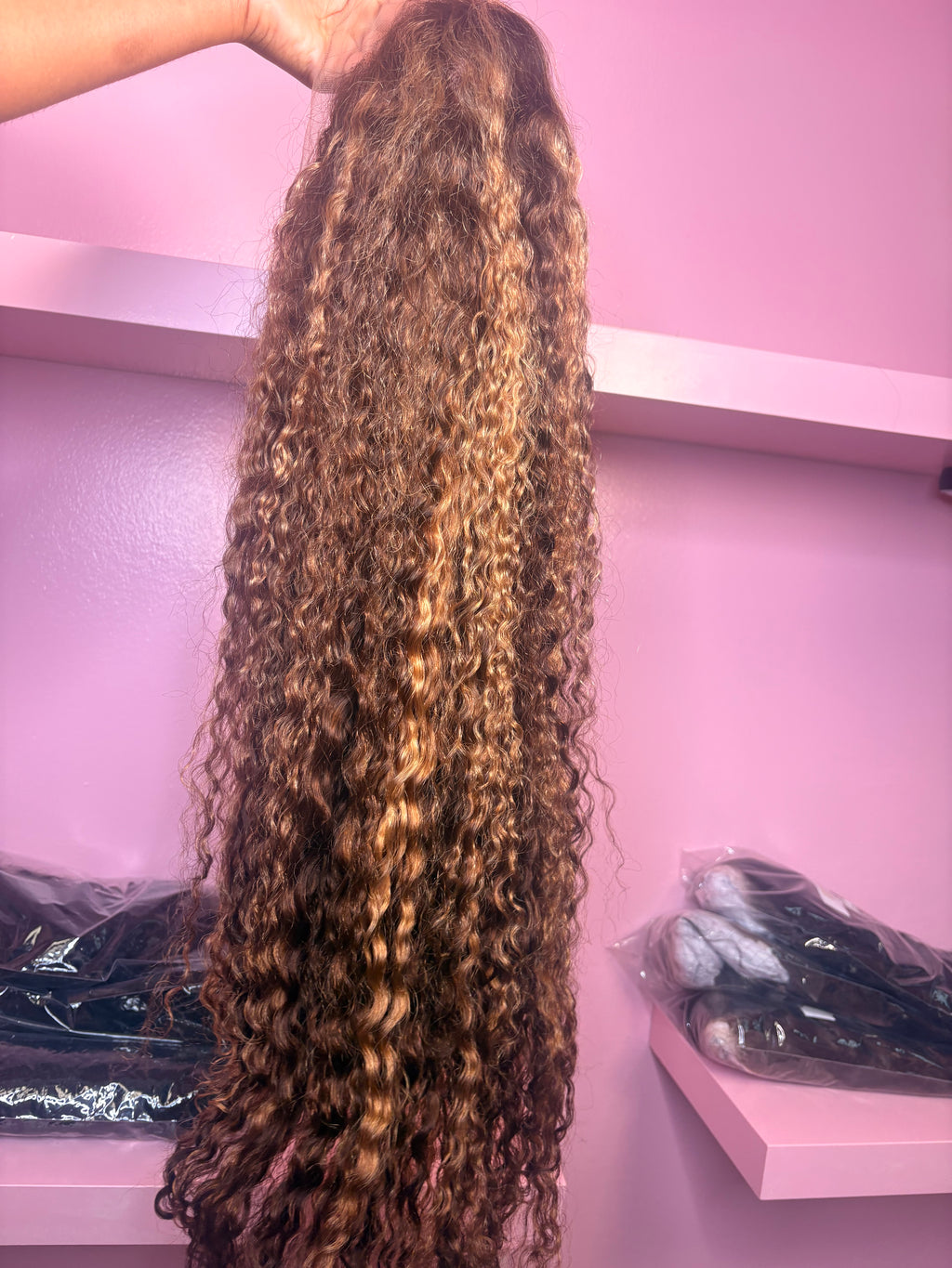 Highlight Exotic Curly Wig